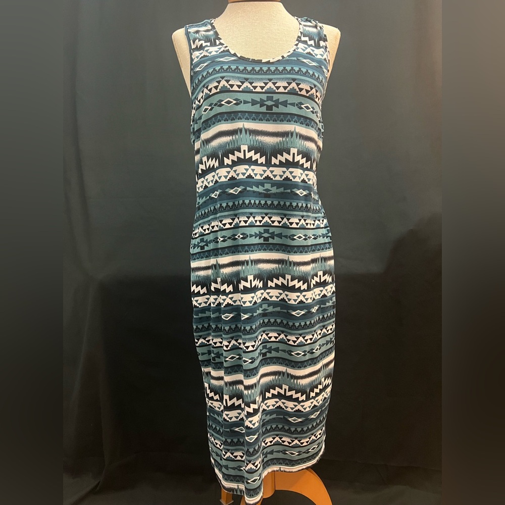 Jon & Anna - razor back - Aztec print - mid length -  no size tag fits like M/L